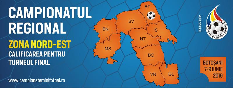 Comunicat - Campionatul Regional Nord-Est, Botoșani, 7-9 Iunie